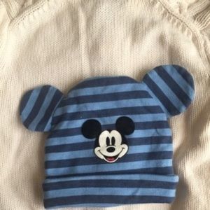 Mickey Blue Striped Hat